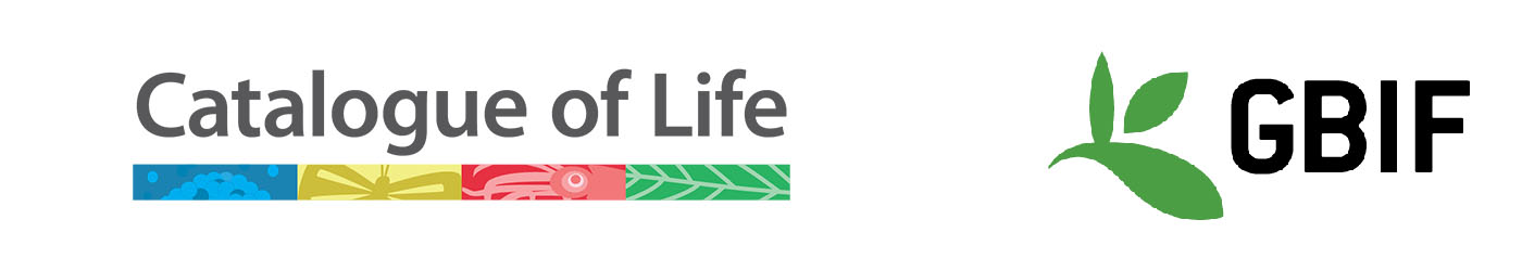Catalogue of Life and GBIF Logo